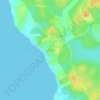Teluk Sengat topographic map, elevation, terrain
