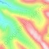 Aonach Mor topographic map, elevation, terrain