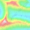 Sentinel Range topographic map, elevation, relief