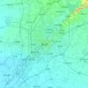 Tangshan topographic map, relief, elevation