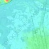 Paillole topographic map, relief, elevation