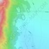 玉龙 topographic map, elevation, relief