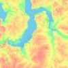 Yamalo-Nenets Autonomous Okrug topographic map, elevation, relief