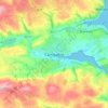 Carrigaline topographic map, relief map, elevations map