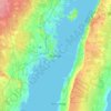 Kalmar topographic map, elevation, relief