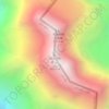 Broad Peak topographic map, elevation, relief