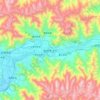 Lhassa topographic map, elevation, relief
