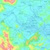 Zhangzhou topographic map, elevation, relief