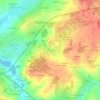 Lamballe topographic map, relief, elevation