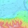 Huayin topographic map, elevation, relief