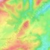 La Clape topographic map, relief, elevation