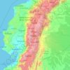 Tungurahua topographic map, elevation, relief
