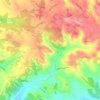 Larroque topographic map, relief, elevation