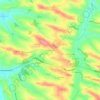 Aux Bordes topographic map, relief, elevation