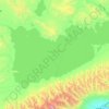 གནམ་མཚོ་ (纳木错) topographic map, relief, elevation