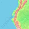 Ecuador topographic map, elevation, relief