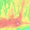 Uxbridge topographic map, relief map, elevations map