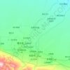Hotan topographic map, elevation, relief