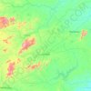 Quixadá topographic map, relief, elevation