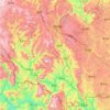 那坡县 (Napo) topographic map, relief, elevation