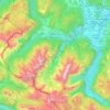 Ramsau topographic map, elevation, relief
