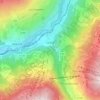 Landry topographic map, elevation, relief