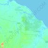 Trairi topographic map, relief, elevation