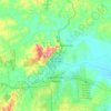 Juazeiro do Norte topographic map, relief, elevation