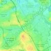 Troyes topographic map, relief, elevation