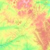 五大连池市 topographic map, relief, elevation