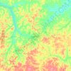 Capanema topographic map, relief map, elevations map
