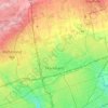 Markham topographic map, relief map, elevations map