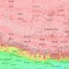 གཞིས་ཀ་རྩེ་ས་ཁུལ་ / 日喀则市 / Shigatse topographic map, elevation, relief
