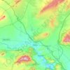 Cieza topographic map, relief map, elevations map