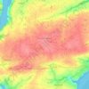 Pleumeur-Gautier topographic map, relief, elevation
