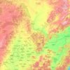 Heilongjiang topographic map, elevation, relief