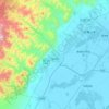 Chonggang topographic map, relief map, elevations map