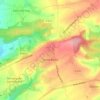 Sainte-Barbe topographic map, relief, elevation