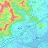 Jimei District topographic map, elevation, relief