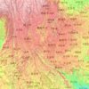 Yunnan topographic map, elevation, relief
