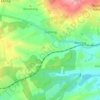 Diebling topographic map, relief, elevation