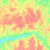 Ourém topographic map, relief map, elevations map