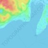 Bouzigues topographic map, relief, elevation