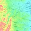 龙安区 topographic map, elevation, relief