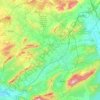 Yecla topographic map, relief map, elevations map