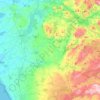 Rogaland topographic map, elevation, relief