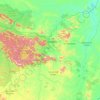 Parauapebas topographic map, relief map, elevations map