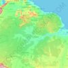 Rio Amazonas topographic map, relief map, elevations map