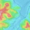 九肚 Kau To topographic map, elevation, relief