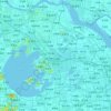 Suzhou topographic map, relief, elevation